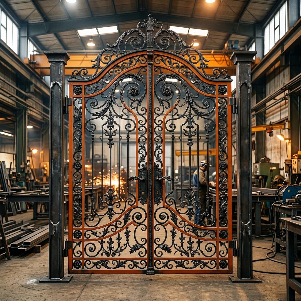 Custom steel gates fabrication
